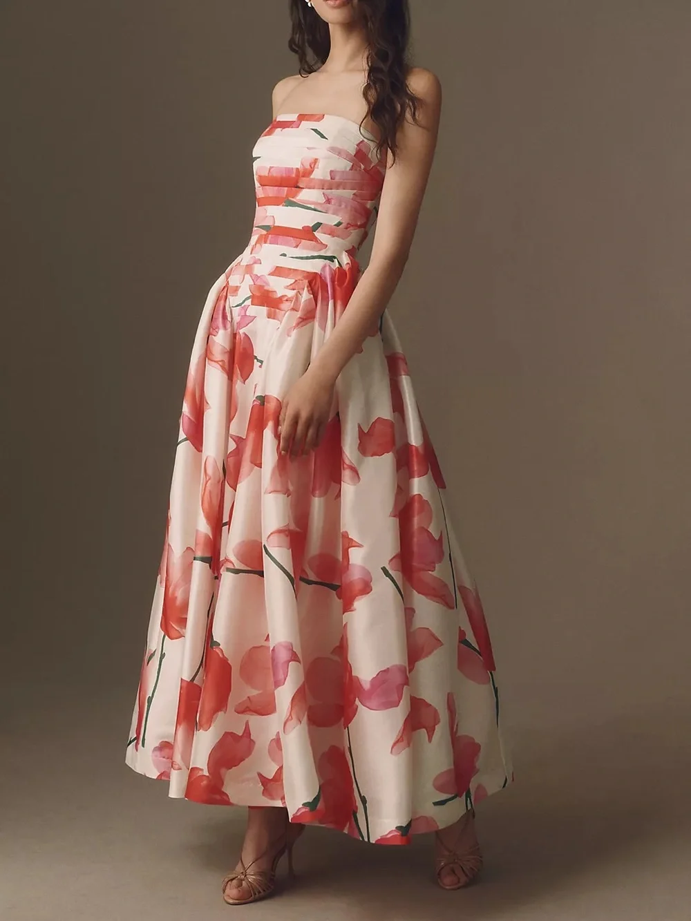 Hutch Sianna Gown red floral - Picture 1 of 9